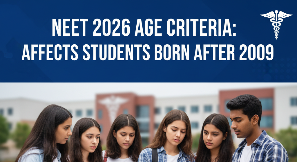 How the NEET 2026 age criteria affects students born after 2009